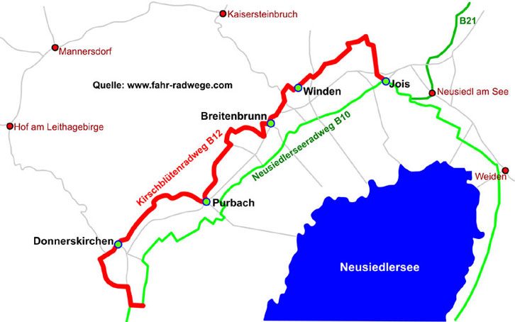 Kirschblütenradweg B12 