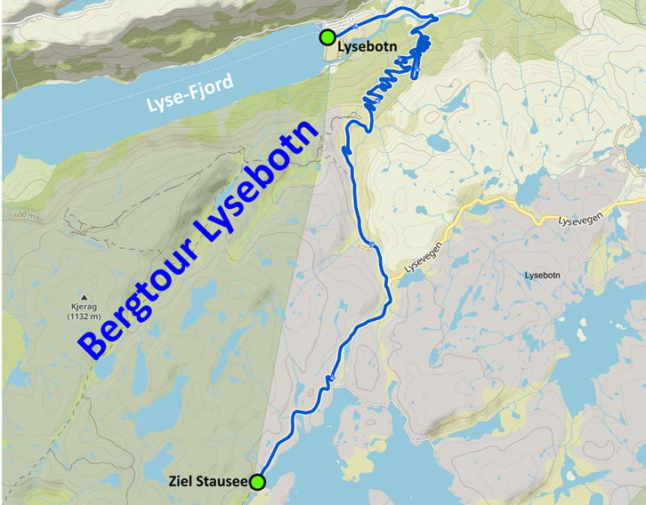 Bergtour Lysebotn