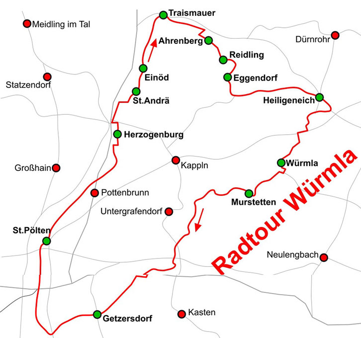 Niederoesterreich Radwege