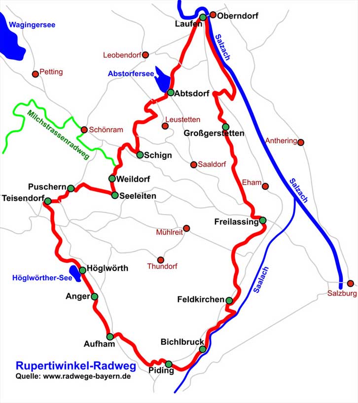 Rupertiwinkel-Radweg