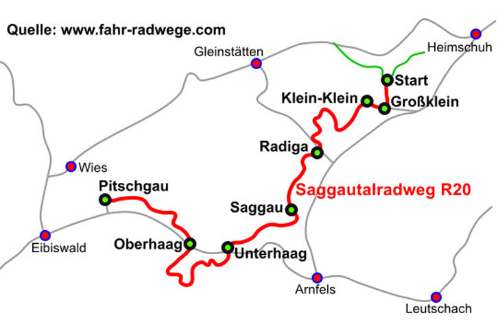 Saggautalradweg R20 