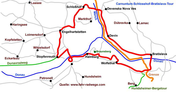 Carnuntum-Schloss-Hof-Bratislava-Tour