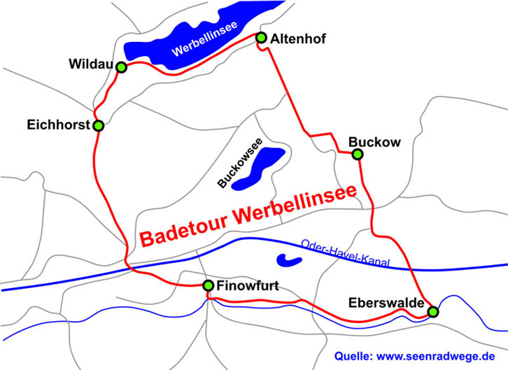 Badetour Werbellinsee 